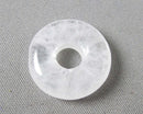 Quartz Donut / PI Disc Bead 18mm 1pc C133