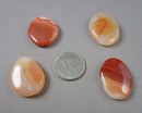 Agate Stone Pendant Cabochon (Drilled) 1pc C679