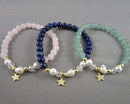 Gemstone & Pearl Bracelet (Various Gemstones)