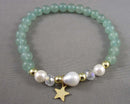 Gemstone & Pearl Bracelet (Various Gemstones)