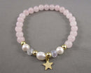 Gemstone & Pearl Bracelet (Various Gemstones)