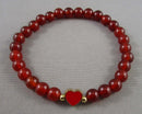 Gemstone Heart Bracelet (Various Gemstones)