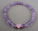 Gemstone Heart Bracelet (Various Gemstones)