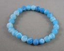 Frosted Agate Gemstone Bracelet (Various Colors)