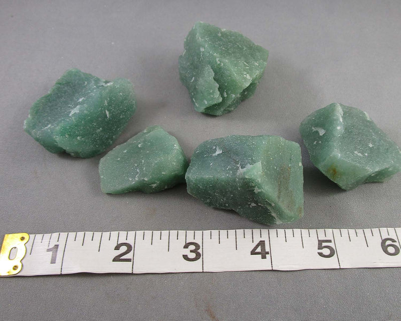 Premium Aventurine Stones Raw 2pcs Z038