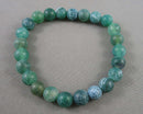 Frosted Agate Gemstone Bracelet (Various Colors)