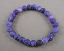 Frosted Agate Gemstone Bracelet (Various Colors)