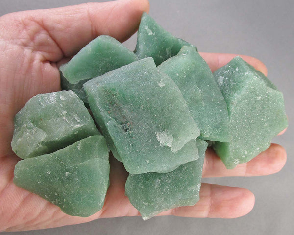 Premium Aventurine Stones Raw 2pcs Z038