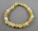 Frosted Agate Gemstone Bracelet (Various Colors)