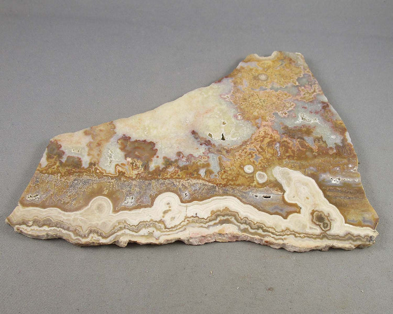 Mexican Lace Agate Stone Slice 1pc B058-4