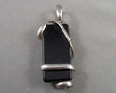 Dichroic Glass Pendant 925 Sterling Silver (Vintage) H113-22