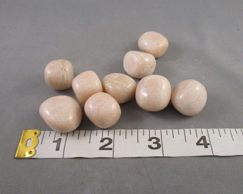 Peach Moonstone Polished Stones 5pcs Z052