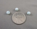 Larimar Gemstone 6mm Round Beads 3pc