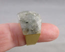 Labradorite Gemstone Ring 18KGP Size 6.5 Z033