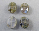 Labradorite Faceted Cabochons 4pcs 10x8mm C408