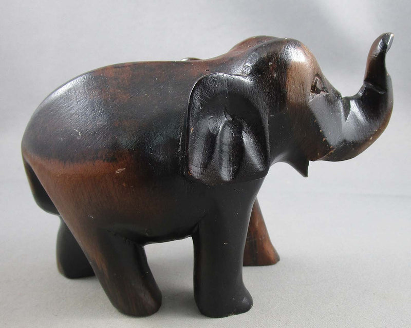 Wooden Elephant Statue 1pc Vintage B055-5
