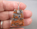 Sunstone & Smoky Quartz Pendant (Vintage) H118-19