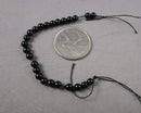 Black Tourmaline Bead Strand Round Various Sizes