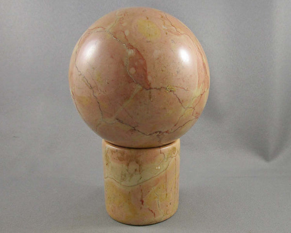 Large Marble Sphere with Marble Stand 1pc B065-3