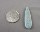 Amazonite Drilled Pendant 1pc 40x12mm C659