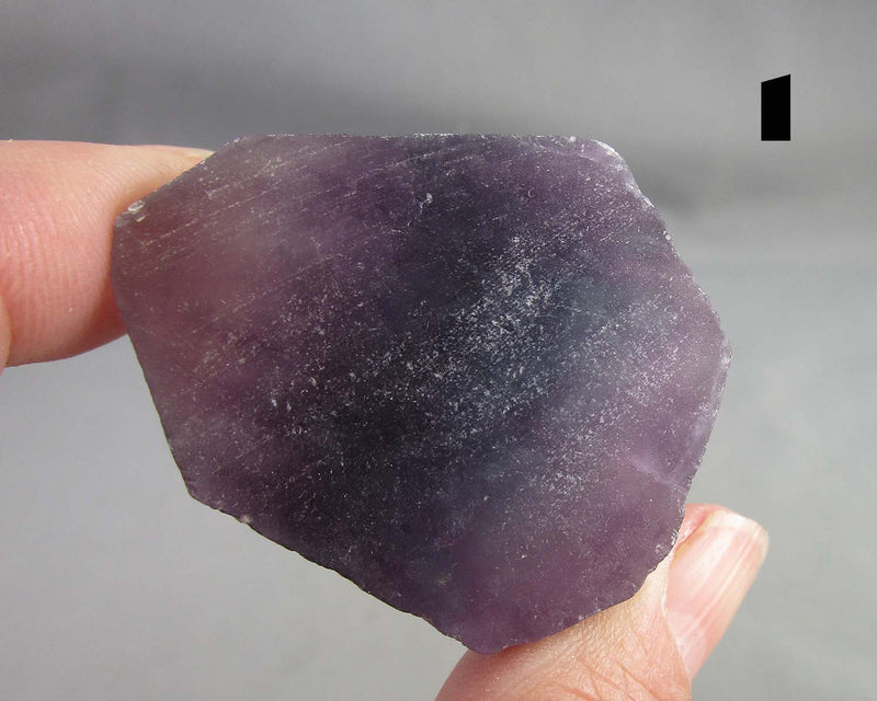 You Choose!  Rainbow Fluorite Slice 1pc