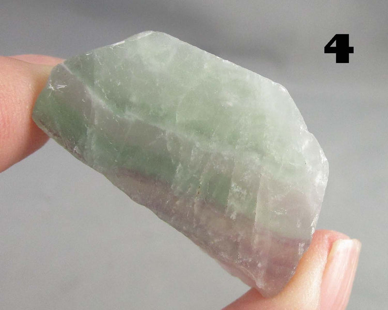 You Choose!  Rainbow Fluorite Slice 1pc