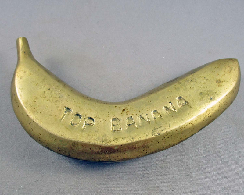 Vintage Brass "Top Banana" 1pc B057-3