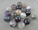 Rainbow Fluorite Crystal Sphere 20mm 1pc J025