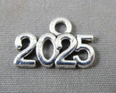 50% OFF! 2025 Charms Silver Tone 10pcs (C066)