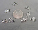 50% OFF! 2025 Charms Silver Tone 10pcs (C066)