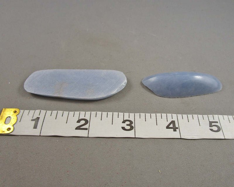Set of 2 Angelite Stone Slices B034-2