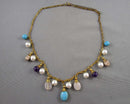 Mixed Gemstone Necklace (Vintage) H130-9