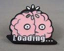 Brain Loading Enamel Pin 1pc (Bin 136)