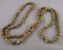 Unakite Gemstone Necklace (Vintage) 1pc H130-16