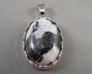 Zebra Jasper Stone Pendant (Vintage) H130-23