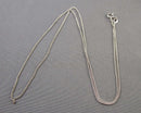 1mm Rope Chain 19" Necklace Sterling Silver 925 1pc B118-4