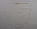 1mm Rope Chain 19" Necklace Sterling Silver 925 1pc B118-4