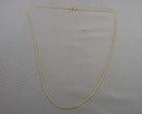 1mm Rope Chain 20" 14K Gold over Sterling Silver 925 B118-7