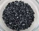 Black Tourmaline Stone Chips 100g - Undrilled (G043-1)