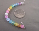Selenite Beads Round Mixed Pastel Colors (Various Sizes)
