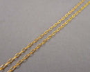 Gold Tone Cable Chain 2x3mm (10 Feet) Z102