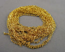 Gold Tone Cable Chain 2x3mm (10 Feet) Z102