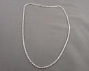 2mm Rope Chain 16" Necklace Sterling Silver 925 1pc H141-14