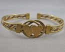 Brass Bravelet (Vintage) H141-17