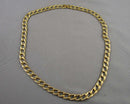 Gold Tone Link Chain 7mm (Vintage) H141-19