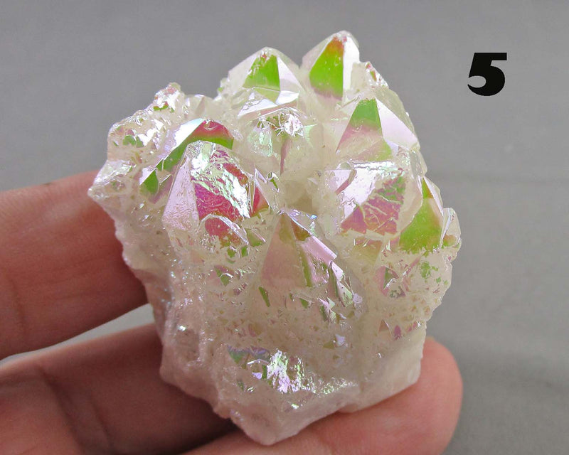 You Choose!  Angel Aura Quartz Crystal Cluster