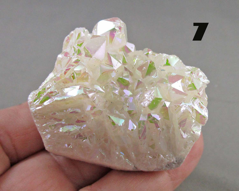 You Choose!  Angel Aura Quartz Crystal Cluster