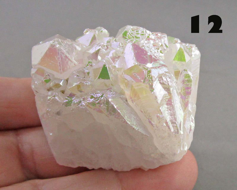 You Choose!  Angel Aura Quartz Crystal Cluster