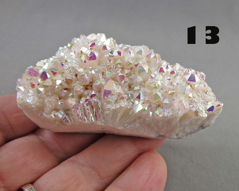 You Choose!  Angel Aura Quartz Crystal Cluster