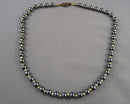 Hematite Necklace Vintage H145-3